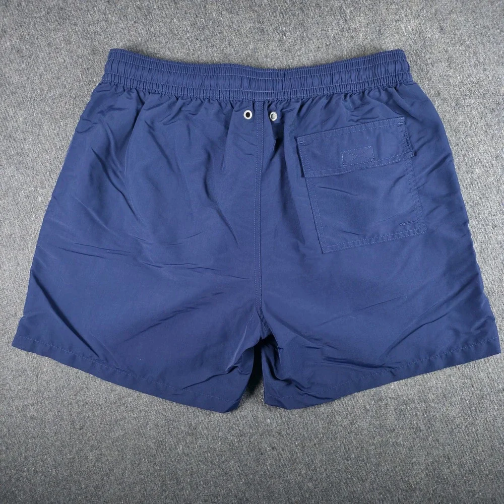 Polo Ralph Lauren Swim Trunks Mens L Navy Blue Red Pony 6